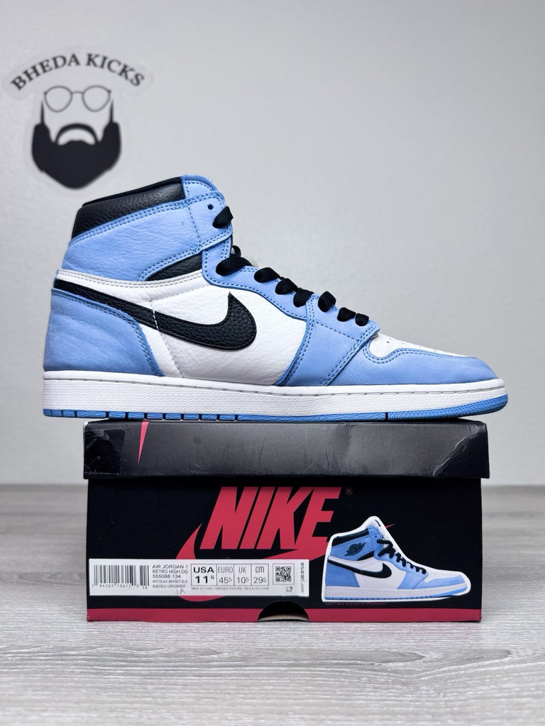 Size 11.5 - Air Jordan 1 Retro High OG University Blue UNC 2021 555088-134