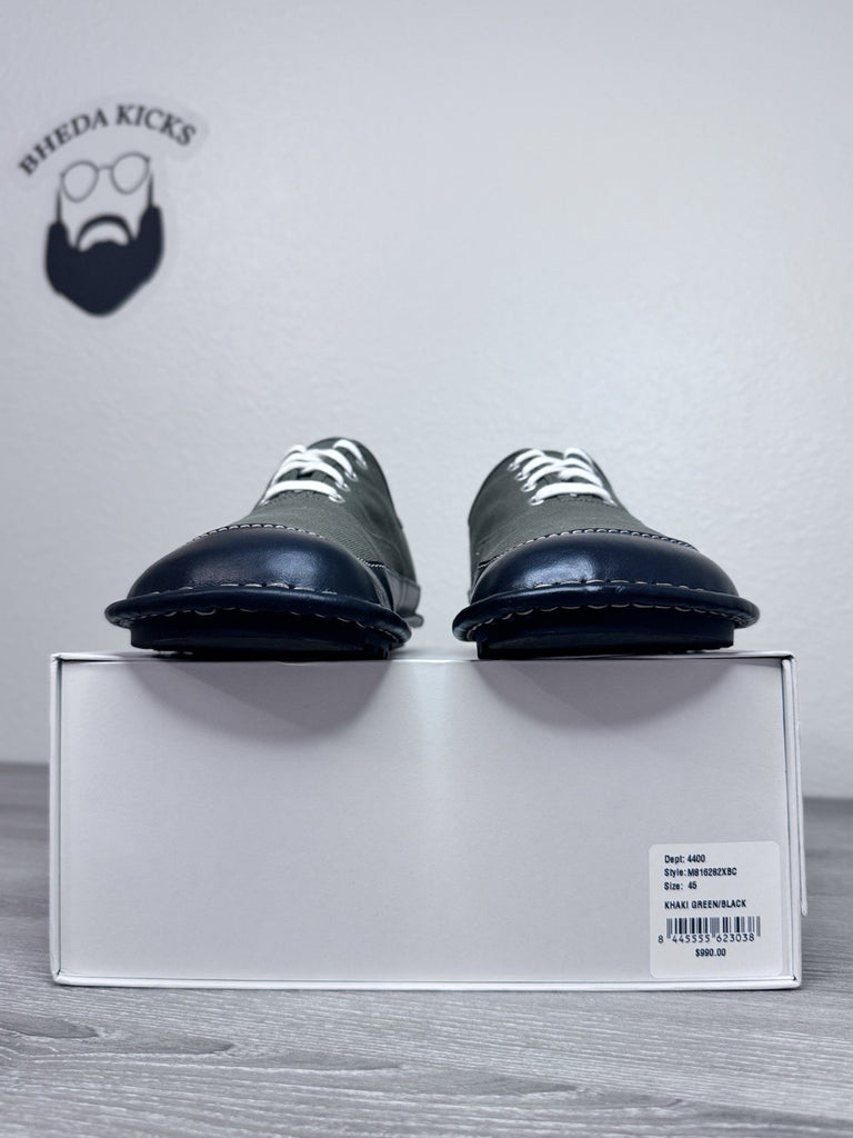 Size 45 EU - LOEWE Bay Lace-Up Khaki Green Black (Size 12 US) Worn Once Rare