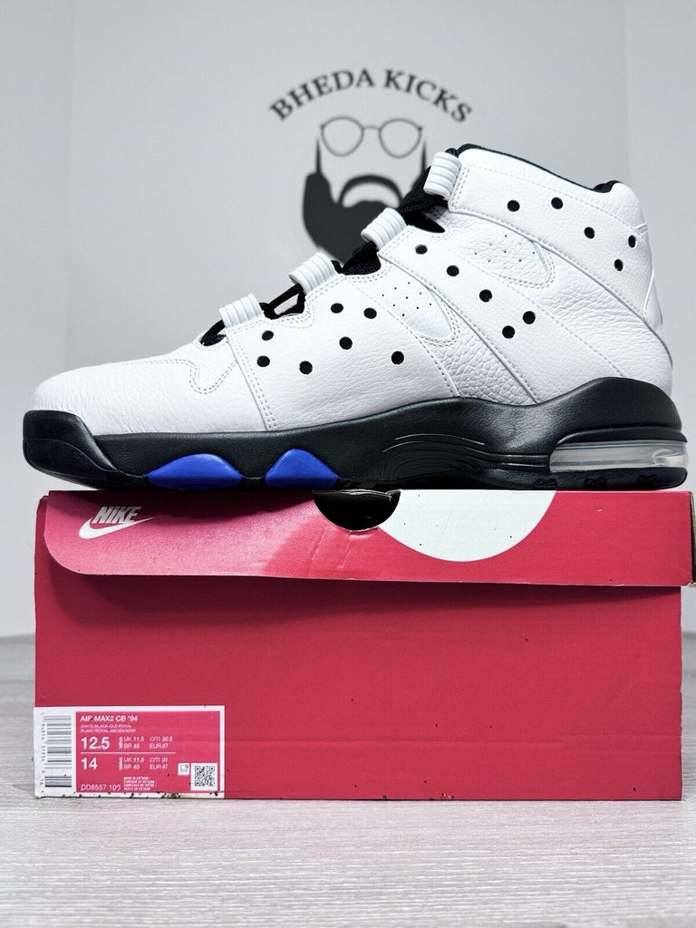 Size 12.5 - Nike Air Max2 CB '94 White Black Old Royal DD8557-100 NEW DS