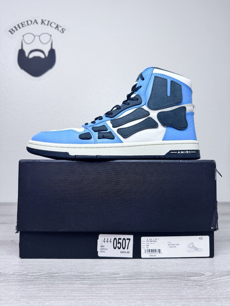 Size 43 EU/10 US - Amiri Skel Top Hi Carolina Blue Sneakers Men’s Authentic