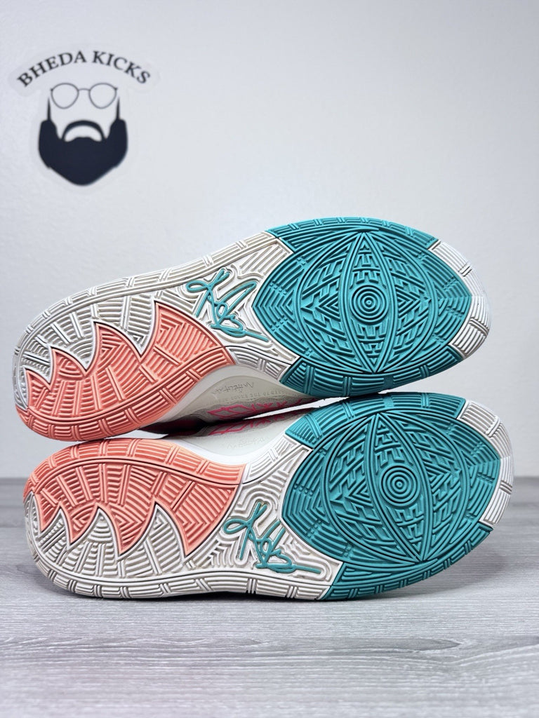 Size 15 - Nike Kyrie 6 'N7' Light Cream Sail Electric Green Flash CW1785-200