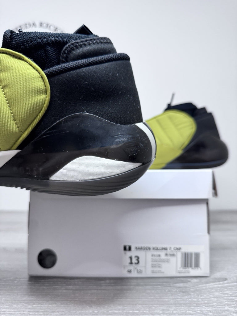 Size 13 -Adidas Harden Vol. 7 Mid Pulse Olive IF1138 Men’s Preowned Authentic