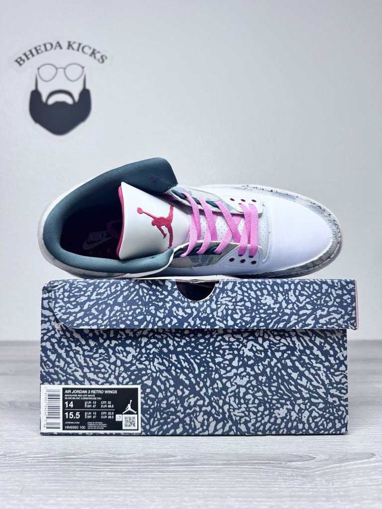 Size 14 - Nike Air Jordan 3 Retro 'Wings' [HM6993-100] Men's Preowned Rare