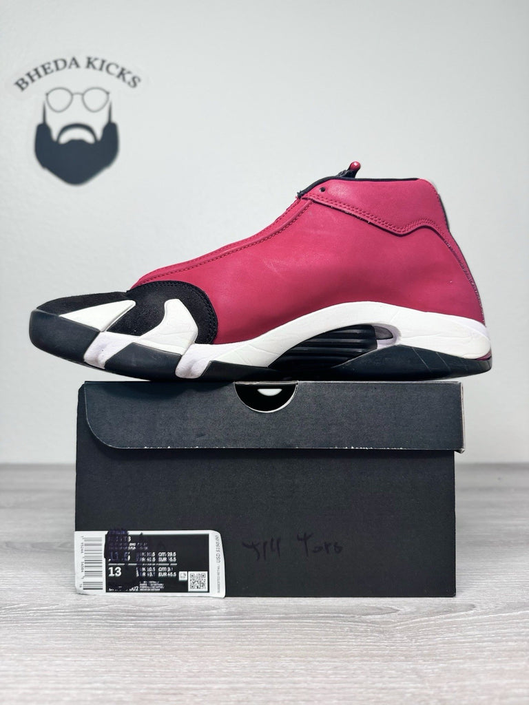 Sizd 13 - Nike Air Jordan Retro 14 Gym Red Toro Men's (487471-006) Preowned