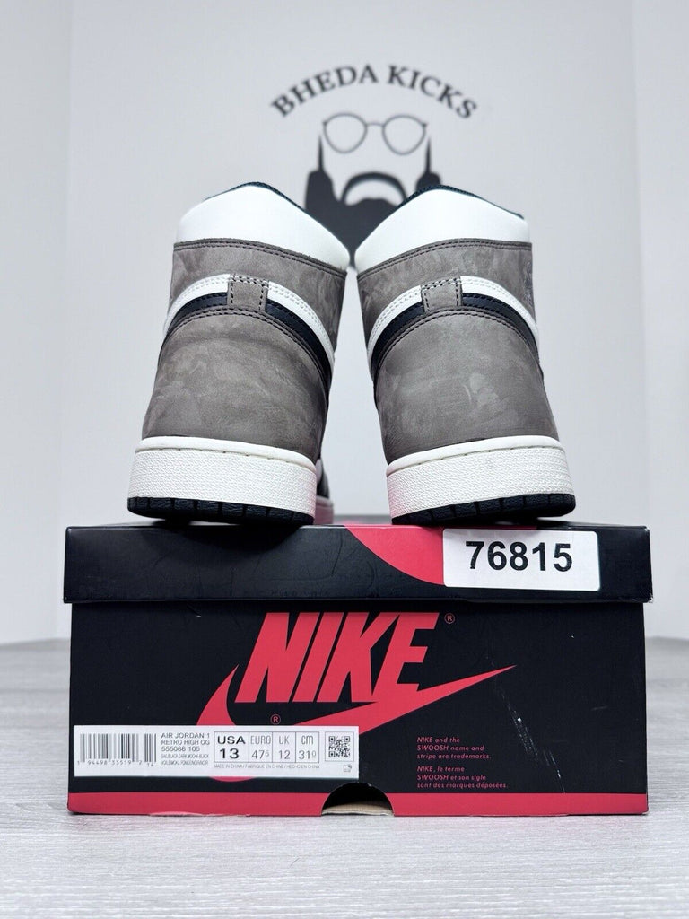 Size 13 - Jordan 1 Retro OG High Dark Mocha 555088-105 Preowned Authentic