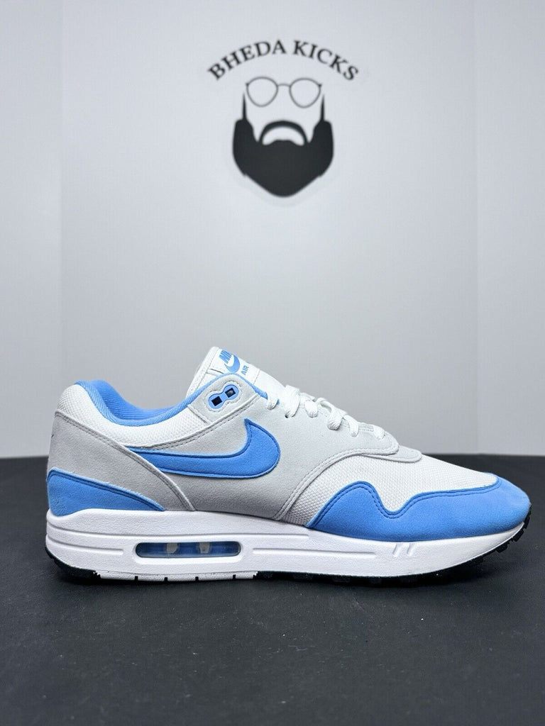 Nike Air Max 1 University Blue White Sneakers Shoes FD9082-103 Men’s Size 13