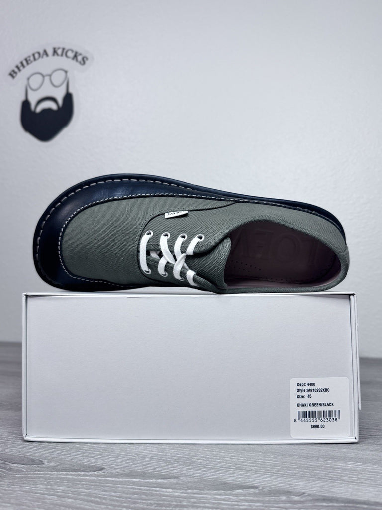 Size 45 EU - LOEWE Bay Lace-Up Khaki Green Black (Size 12 US) Worn Once Rare