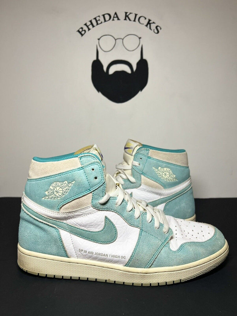 Nike Air Jordan 1 Retro High OG Turbo Green/Sail-White 555088 311 Size 13 Rare