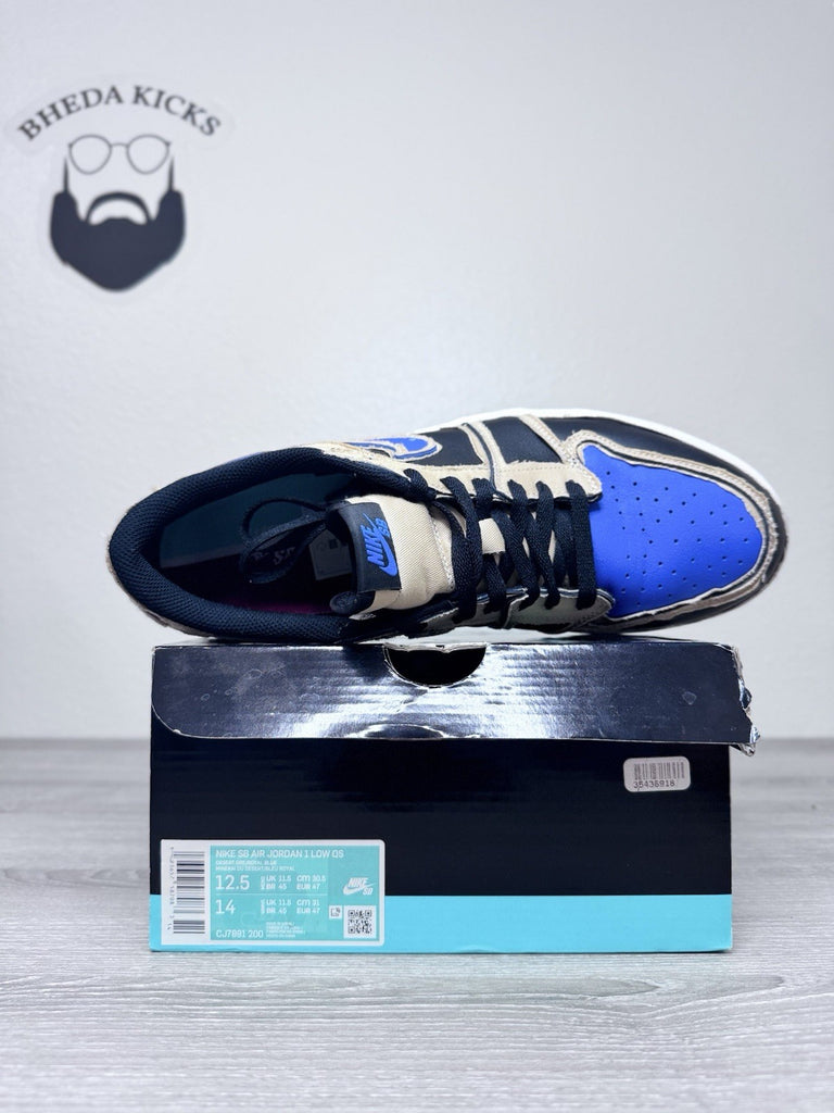 Size 12.5 - Air Jordan 1 Low x Nike SB Mountain Desert Ore Sneakers CJ7891-200