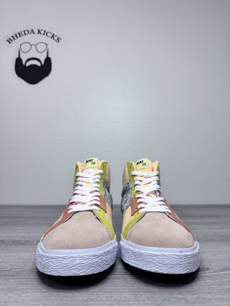 Size 15 - Nike SB Zoom Blazer Mid Premium “Paisley” Melon Tint DM0859-800 NEW DS
