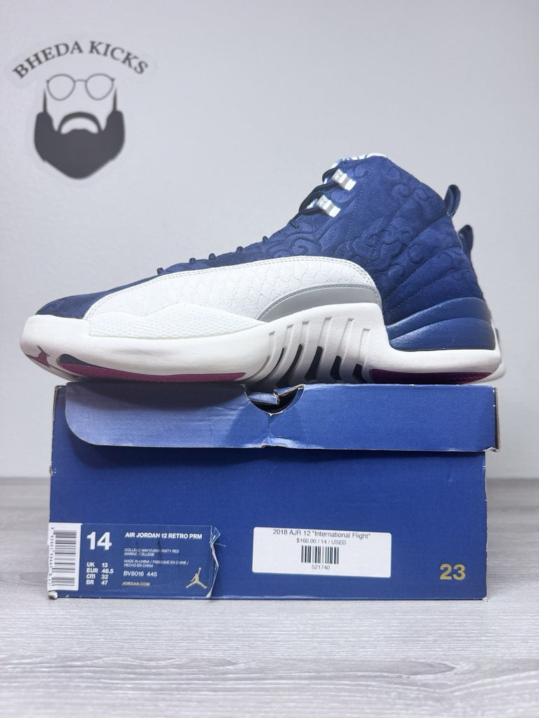 Size 14 - Air Jordan 12 Retro International Flight BV8016-445 Preowned