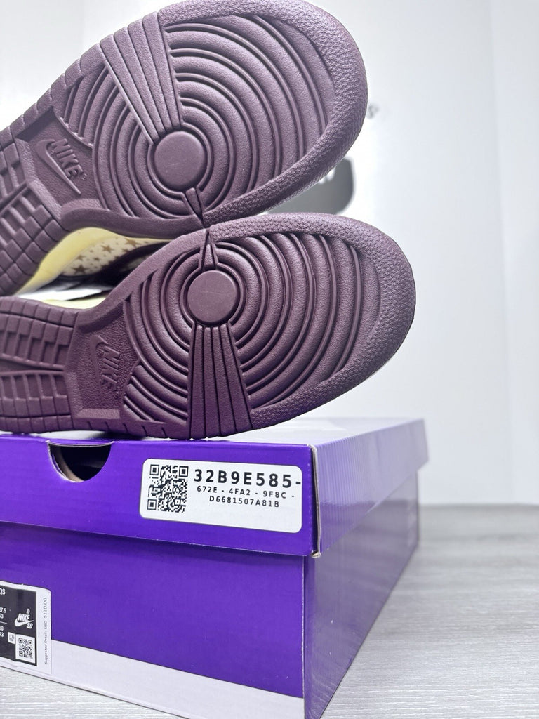 Size 9.5 Nike Supreme x Dunk OG SB QS Low Barkroot Brown DH3228-103 NEW (Custom)