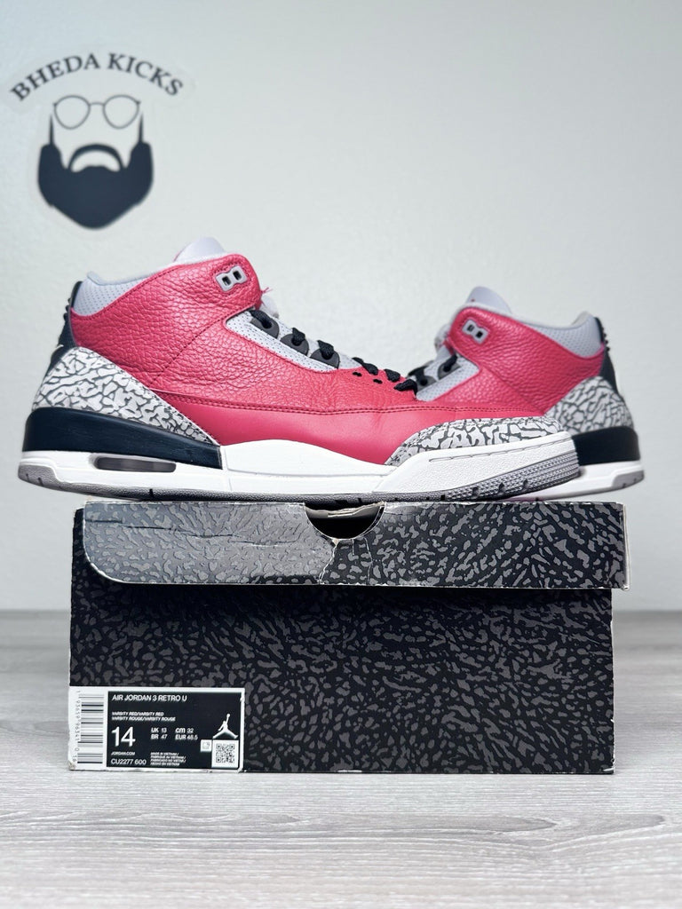 Size 14 - Jordan 3 Unite CHI Exclusive 2020 CU2277-600 Preowned Rare Authentic