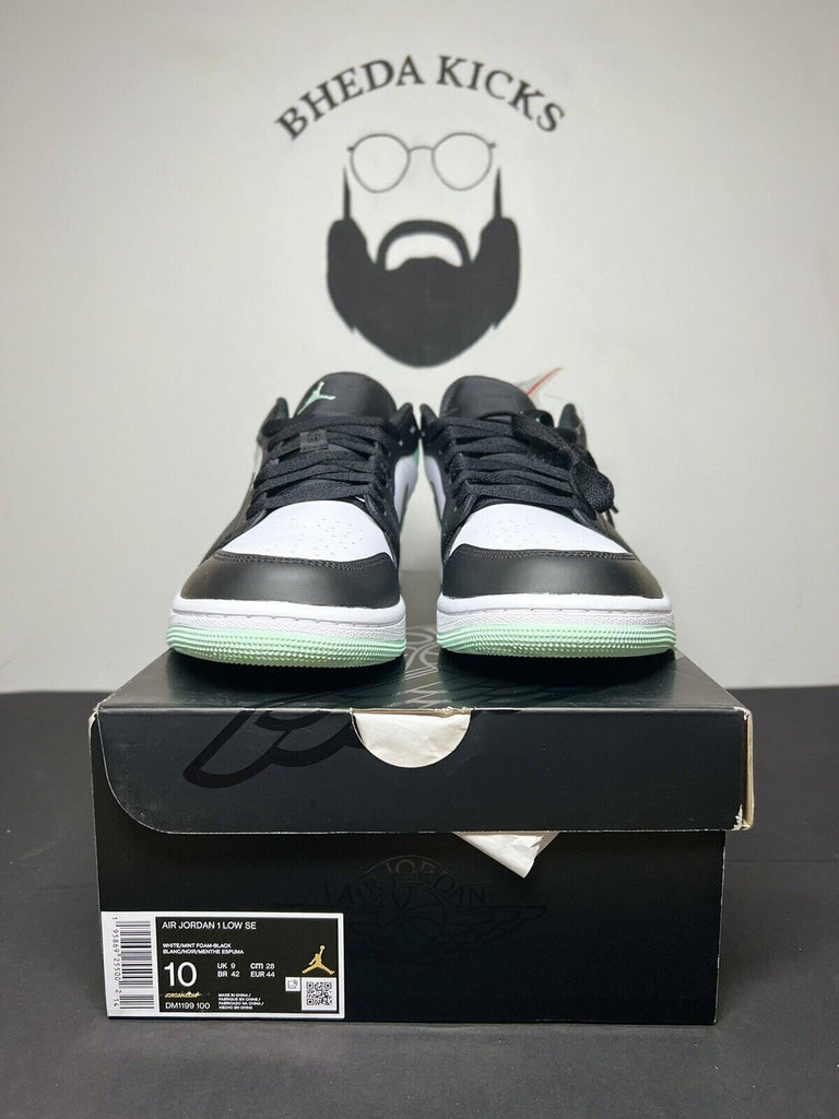 Air Jordan 1 Low SE 'Tie-Dye' White Mint Foam Black DM1199-100 Brand New Sz 10