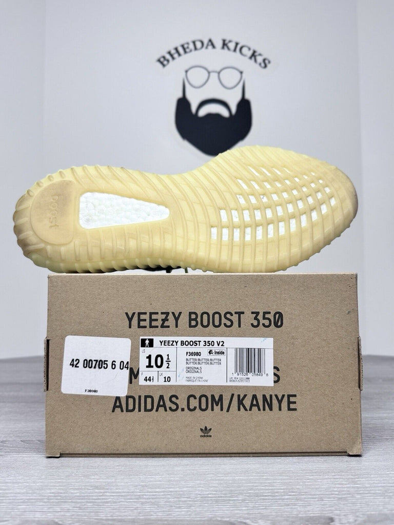 Size 10.5 - Adidas Yeezy Boost 350 V2 Butter F36980 OG Preowned Authentic