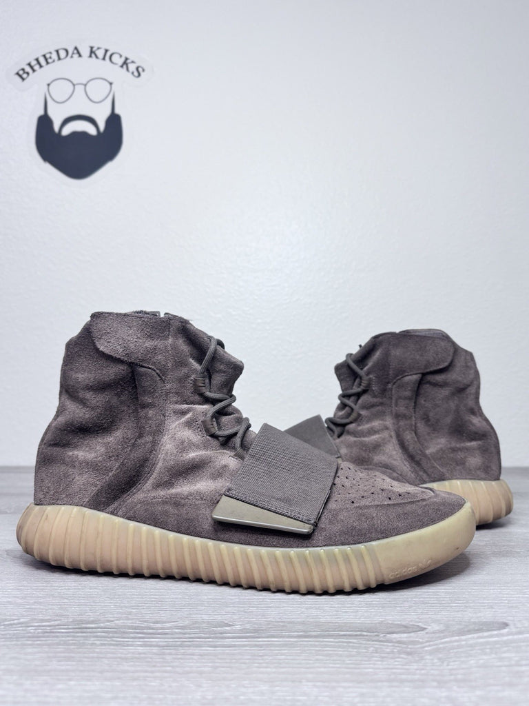 Size 14 - Adidas Yeezy Boost 750 Chocolate 2016 BY2456 Authentic Rare Preowned