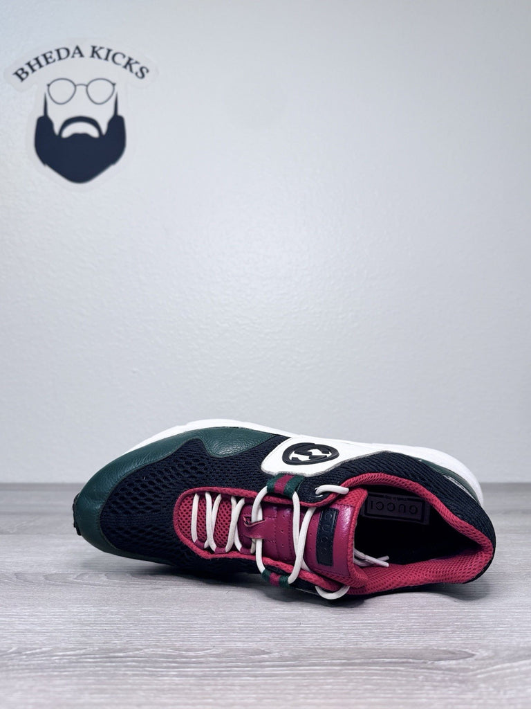 Size 10.5 US - Gucci Rhyton Mesh White Red Green Mesh Mens Sneakers