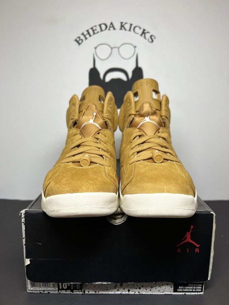 Nike Air Jordan 6 Retro Wheat size 10.5 OG VI 384664-705￼ Og Preowned Rare MJ