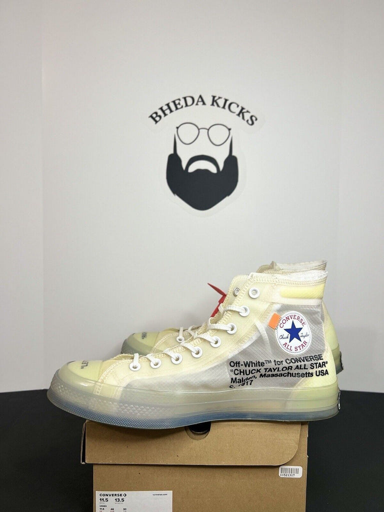 Converse Chuck Taylor All Star Vulcanized Hi Off-White 162204C Men’s Size 11.5