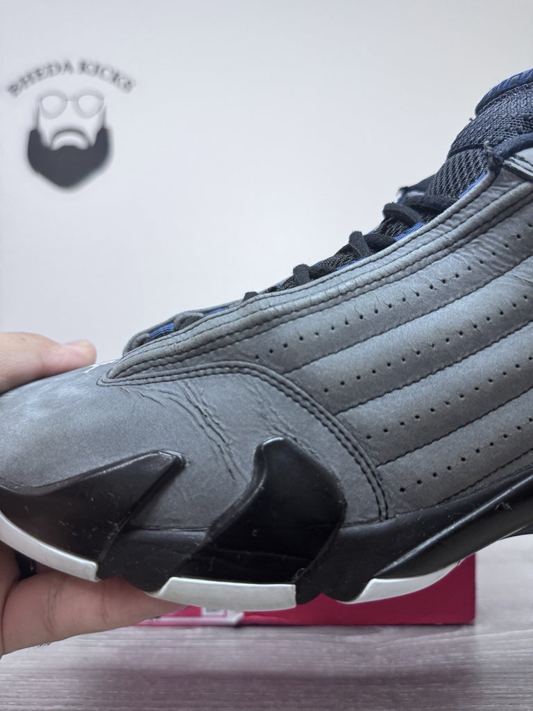 Size 10 - Nike Air Jordan 14 Retro Graphite Navy 311832-011 2011 Preowned