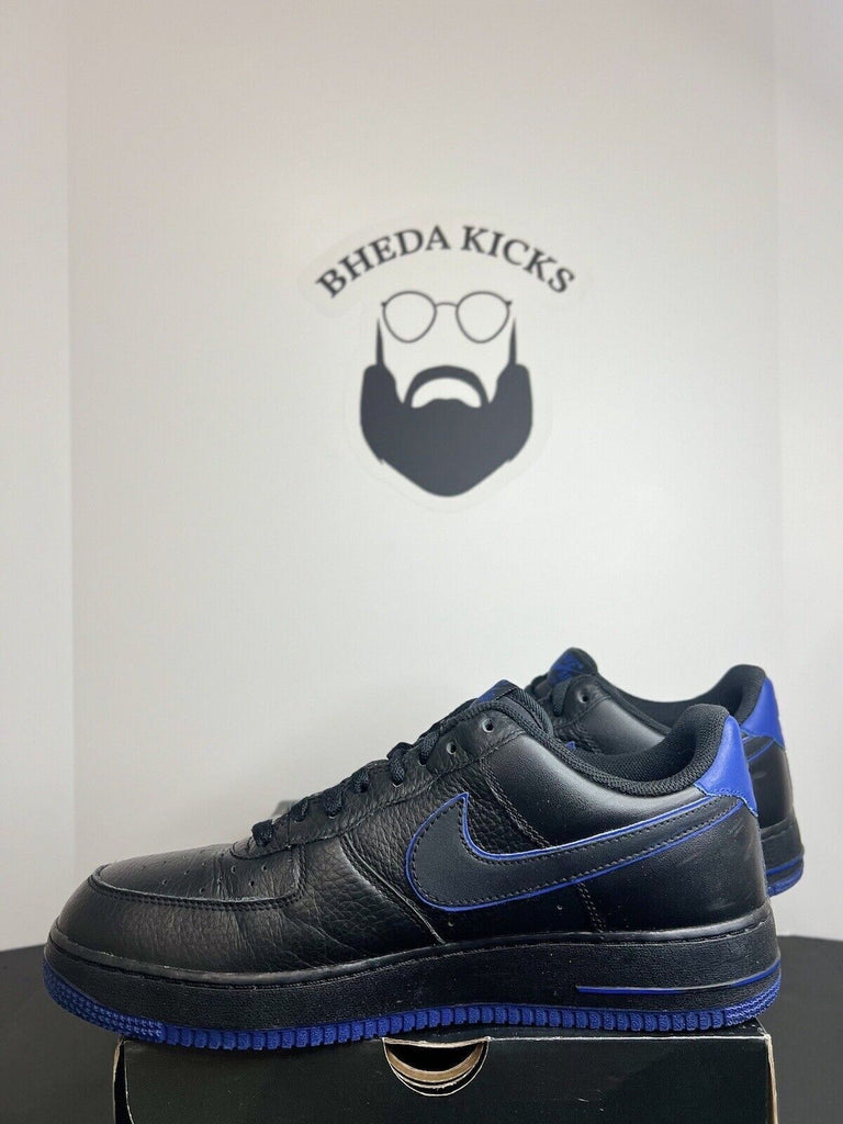 Nike Air Force 1 Low 'Black Old Royal' 2011 Sneakers 488298-006 Men's Size 11.5