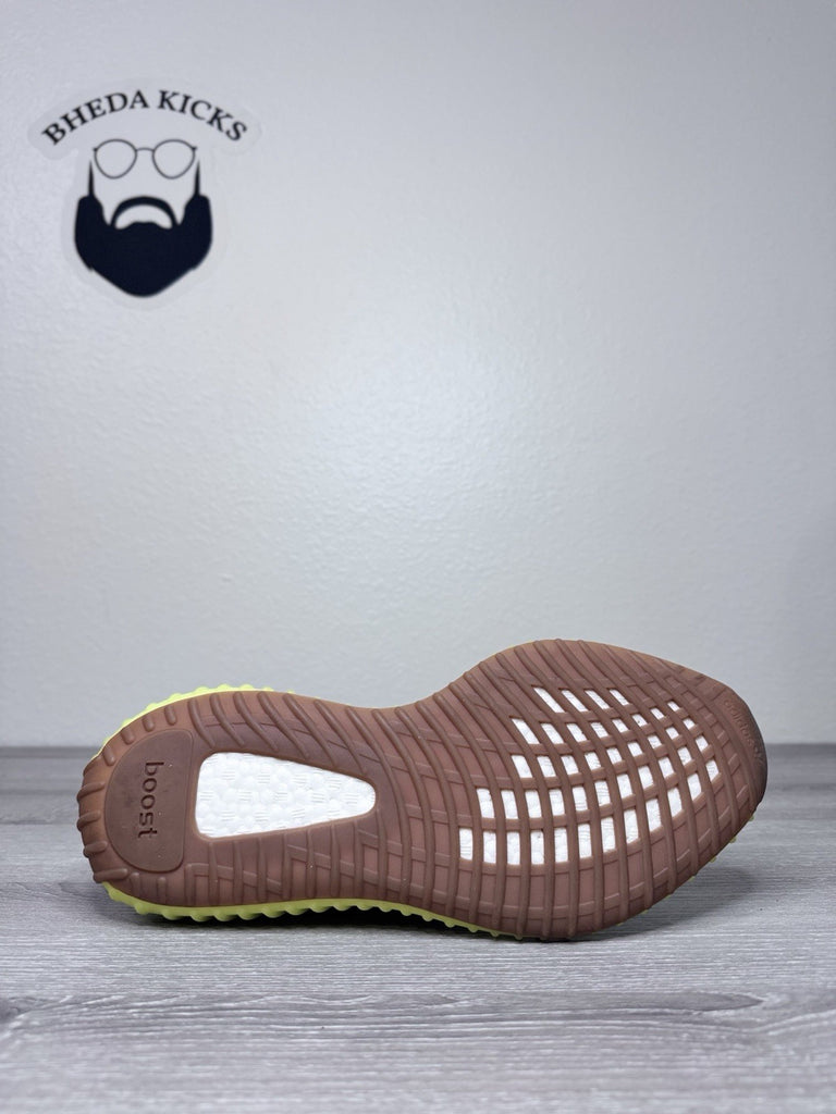 Size 10.5 - Adidas Yeezy Boost 350 V2 Semi Frozen Yellow Green B37572 Men’s