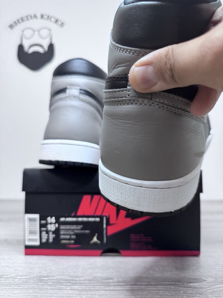 Size 14 - Air Jordan 1 Retro High OG Shadow Toe 2018 Mens Sneakers 555088-013