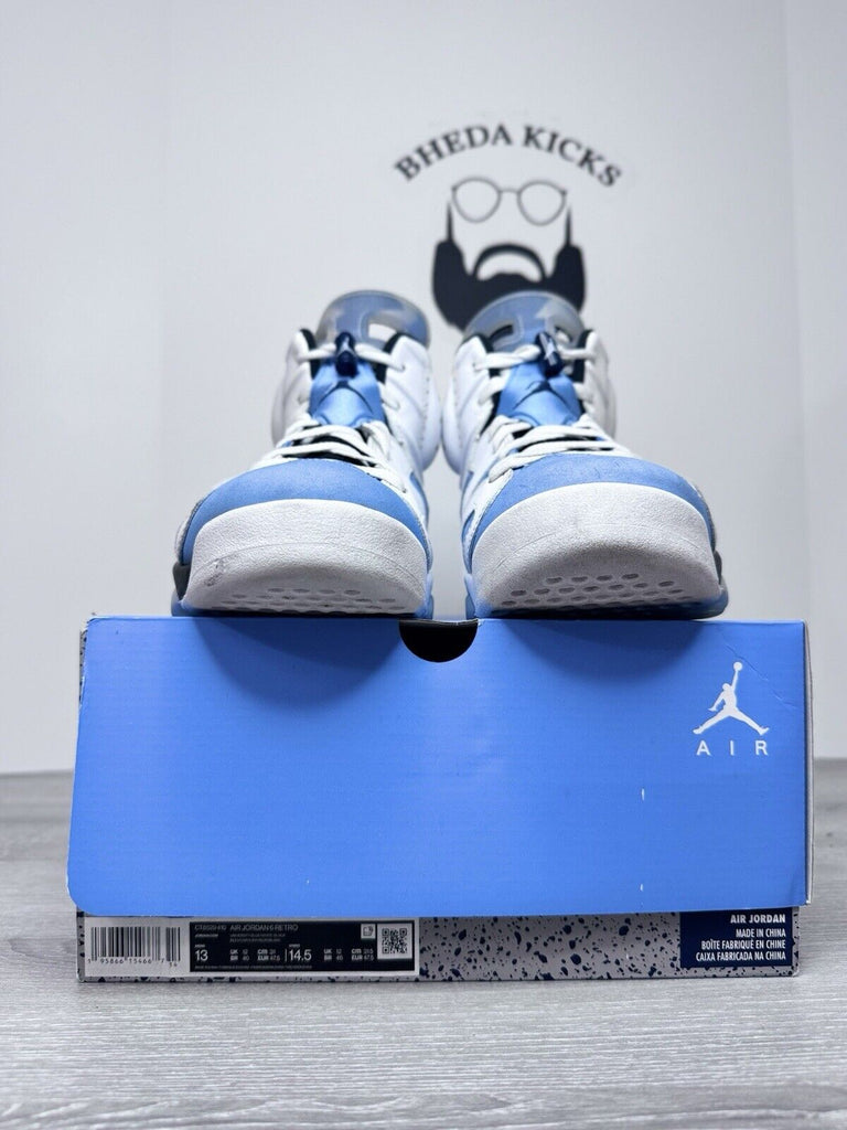 Size 13 - Nike Air Jordan 6 Retro UNC CT8529-410 Preowned Authentic