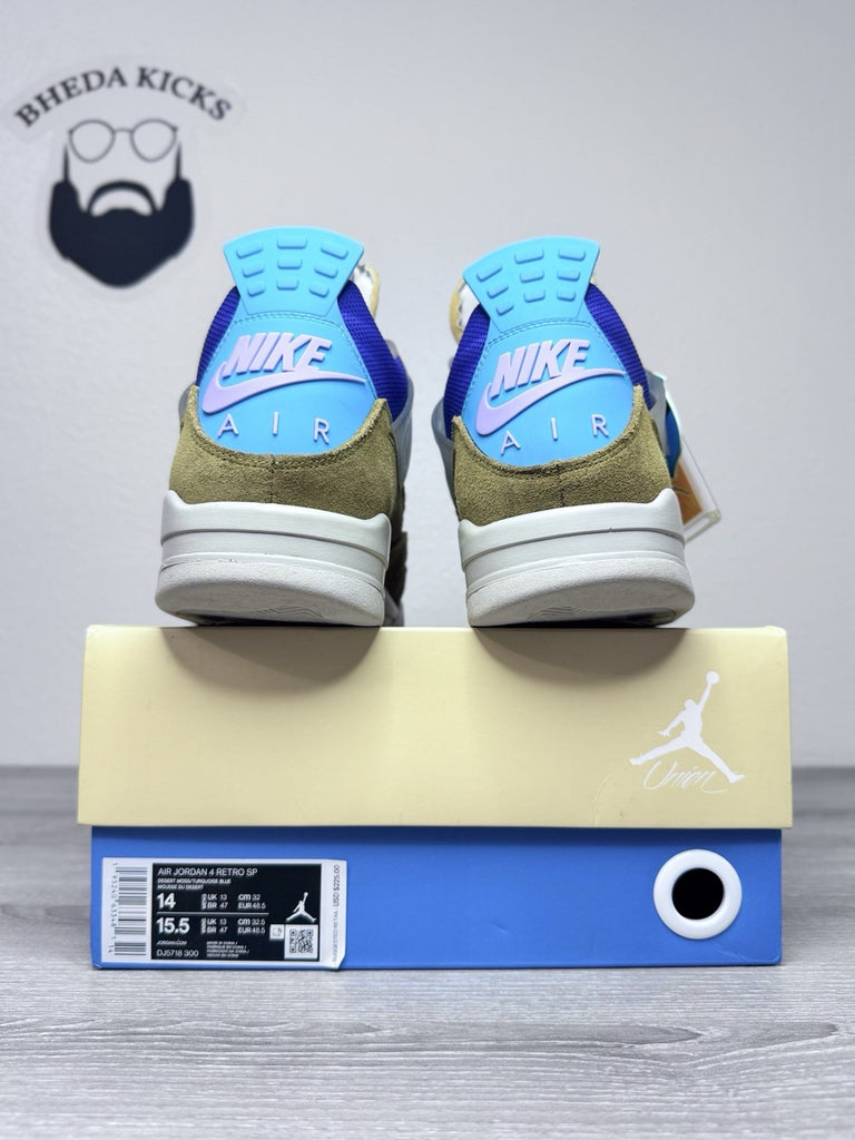Size 14 - Air Jordan 4 Retro Union LA Desert Moss DJ5718-300 Preowned Authentic