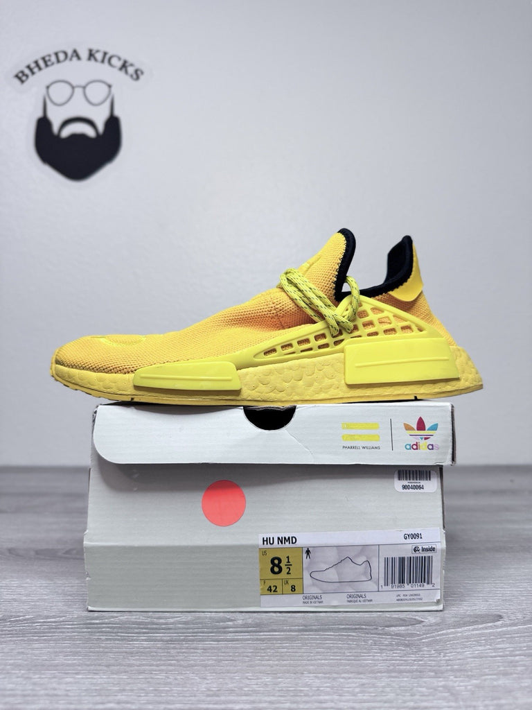 Size 8.5 - Adidas Pharrell x NMD Human Race Trail Blank Canvas World GY0091