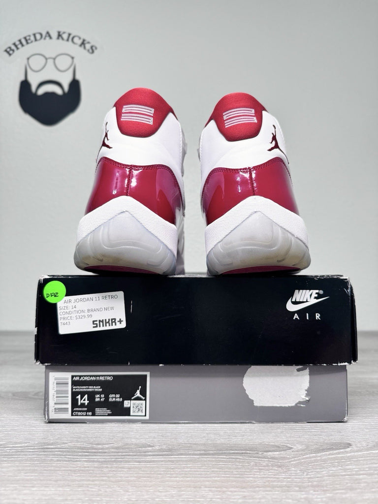 Size 14 - Nike Jordan 11 Retro Cherry 2022 (CT8012-116) Men's Preowned