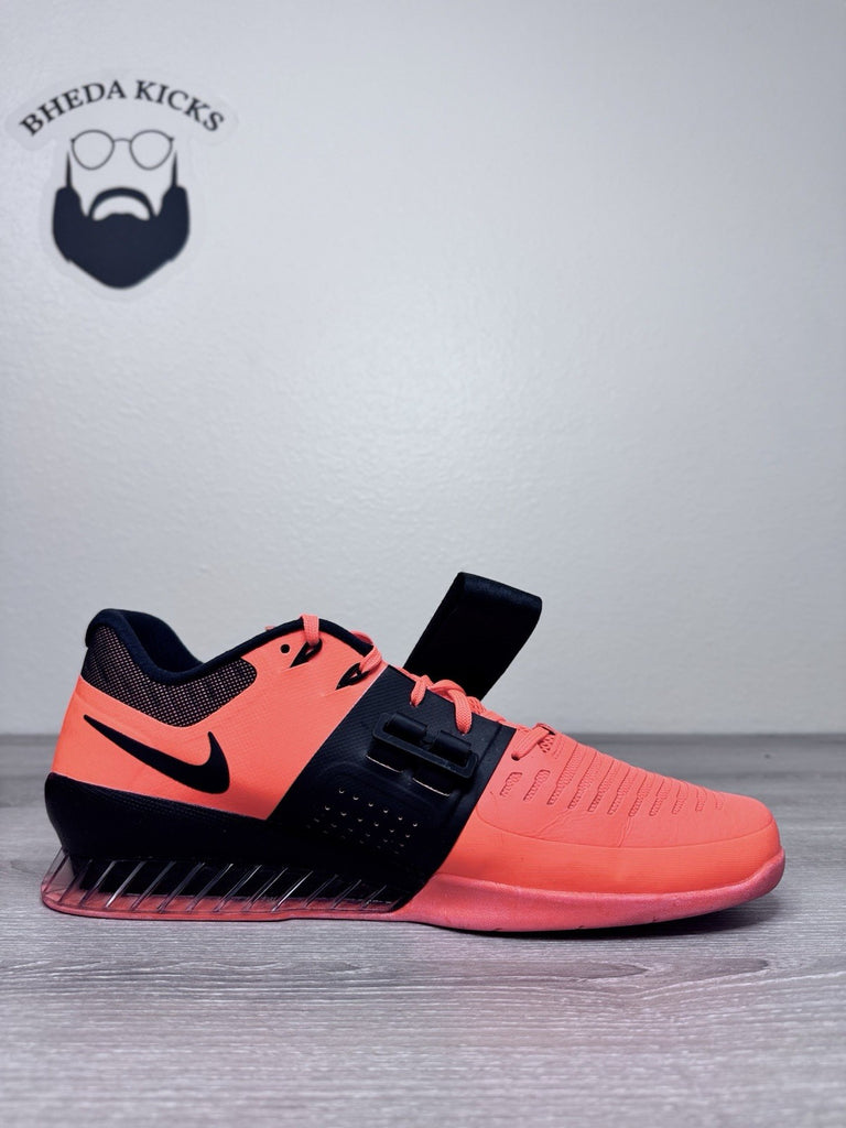 Size 15 - Nike Romaleos 3 Hyper Crimson Black (852933-801) Men’s Preowned