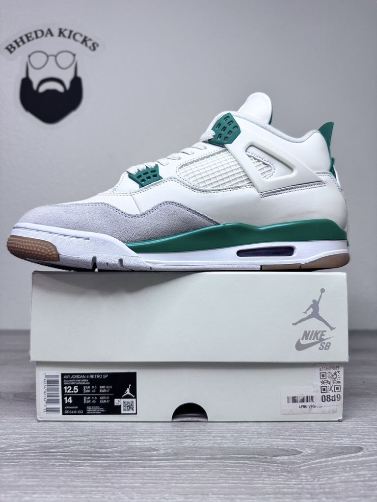 Size 12.5 - Nike Air Jordan 4 Retro SB Pine Green Sail (2023) DR5415-103 Worn 1x