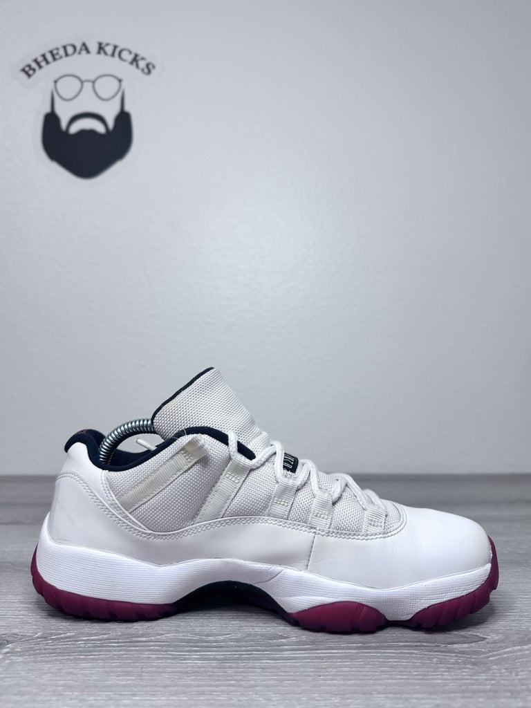 Size 8 - Nike Air Jordan 11 Retro Low Cherry Bottom 2012 528895-101 Red White