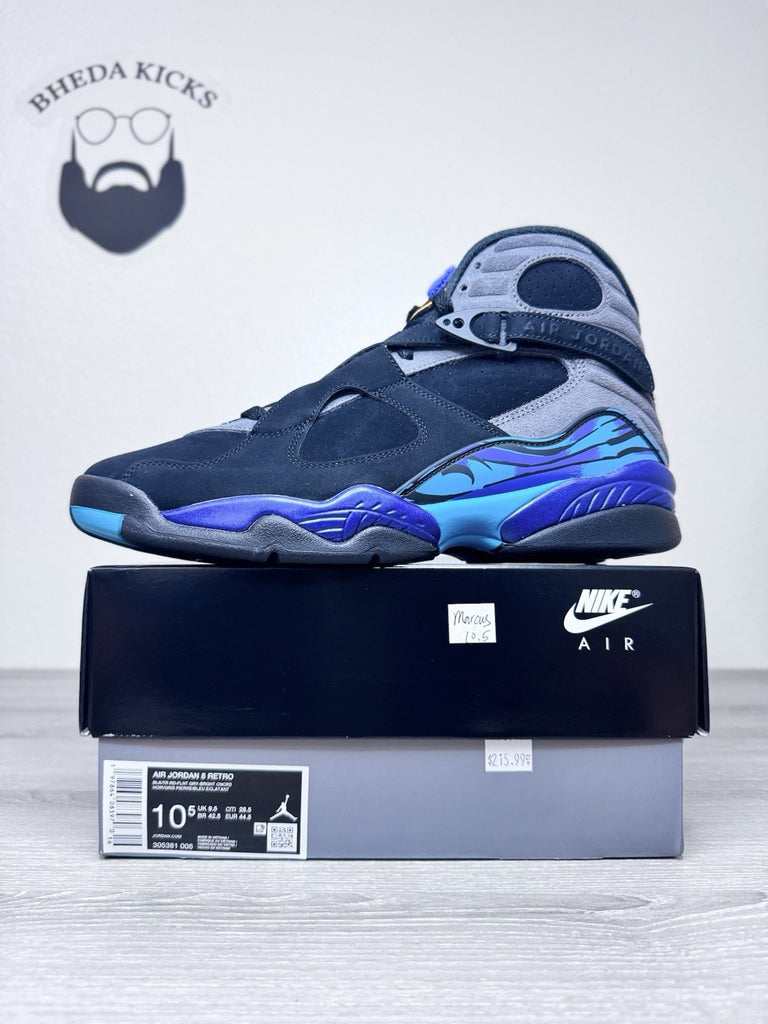 Size 10.5 - Air Jordan 8 Retro 2025 Aqua 305381-006 Authentic Brand New