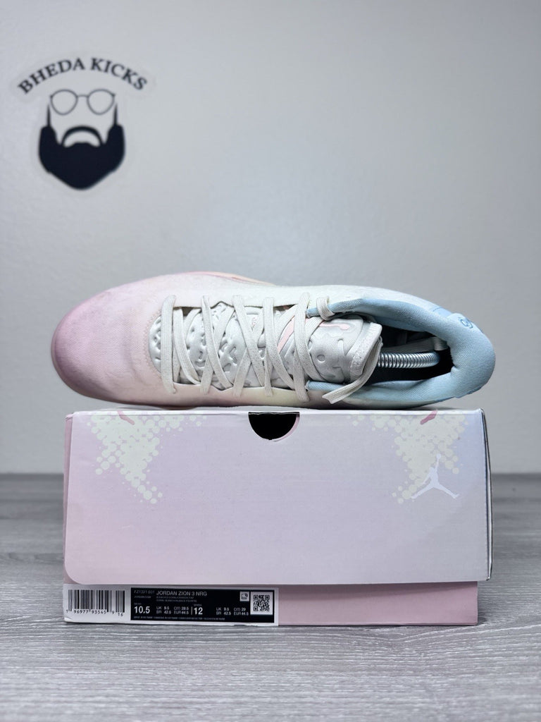 Size 10.5 - Jordan Zion 3 NRG Bleached Coral FZ1321-601 Men’s Shoes Preowned