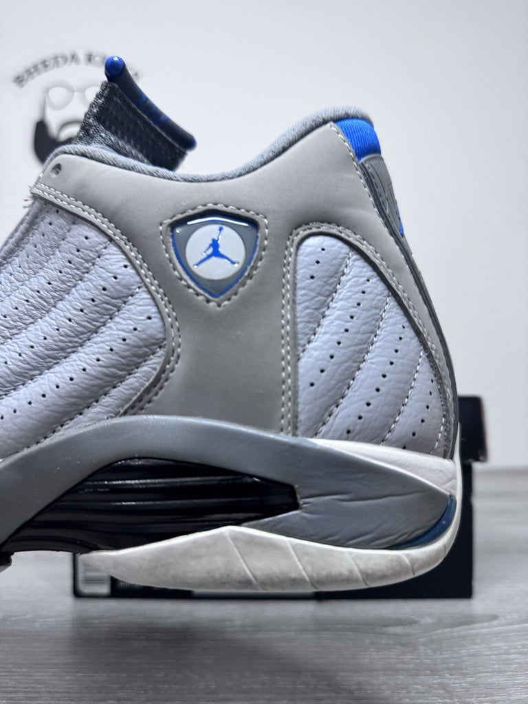 Size 11 - Nike Air Jordan 14 Retro Wolf Gray [487471-004] Preowned Authentic