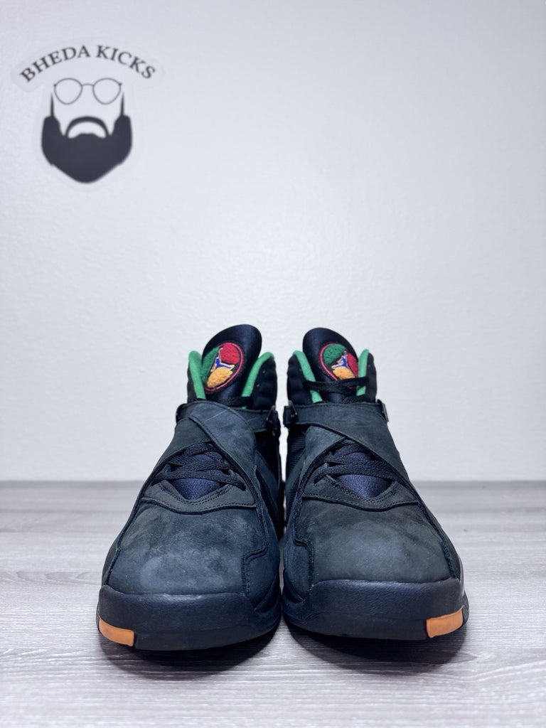 Size 13 - Air Jordan 8 Retro Tinker - Air Raid Green Black Orange (305381-004)