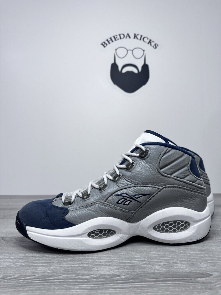 Size 12 - Reebok Question Mid Georgetown J-99179 Allen Iverson Preowned