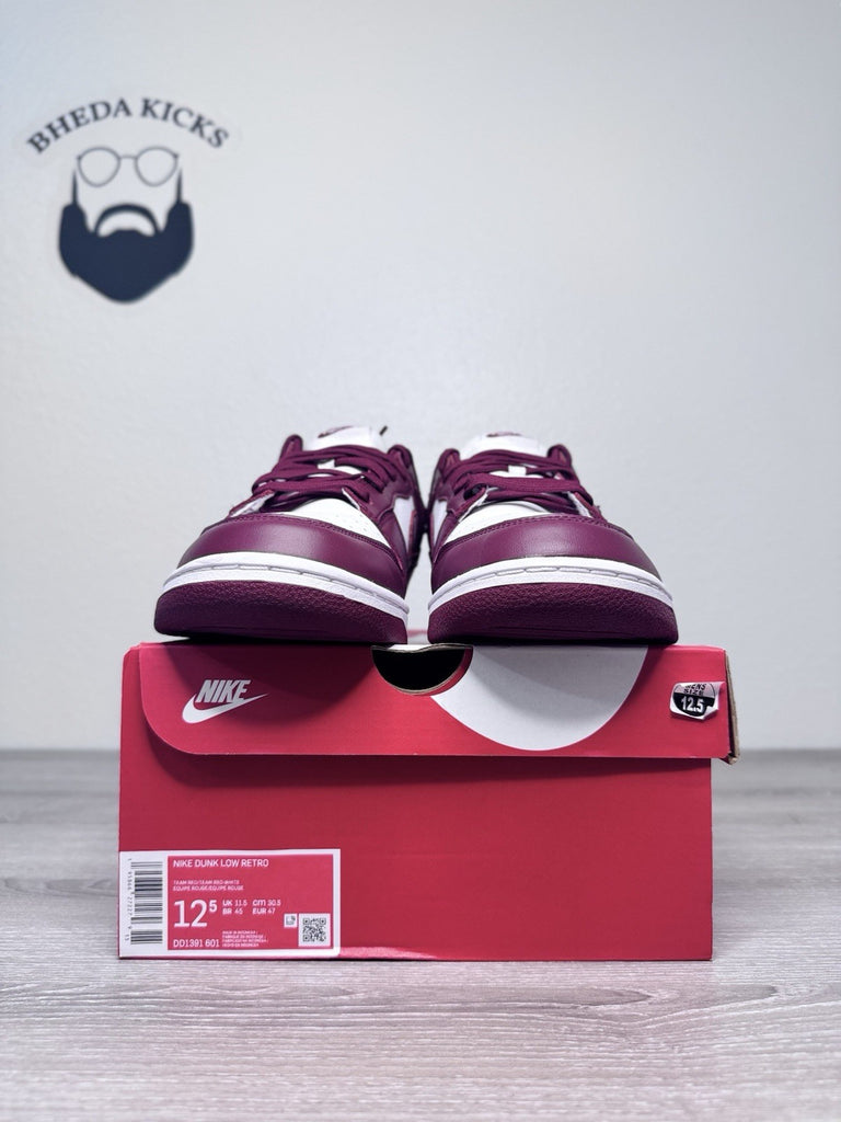 Size 12.5 - Nike Dunk Low Retro Team Red White DD1391-601 Men's Worn Once