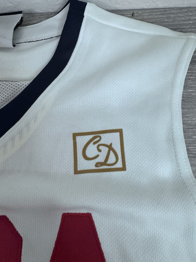 Michael Jordan#9 92 Dream Team White Basketball Jersey Size Medium