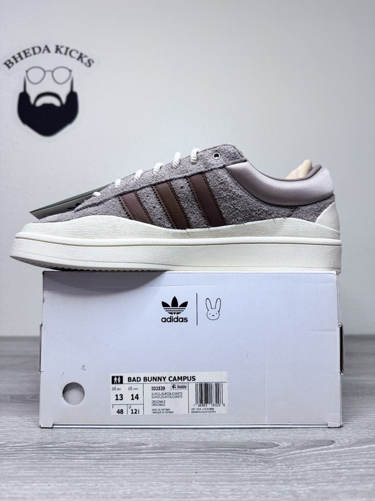 Size 13 - Adidas Campus Light Shoes Bad Bunny 'Chalky Brown' ID2529 Men's NEW DS