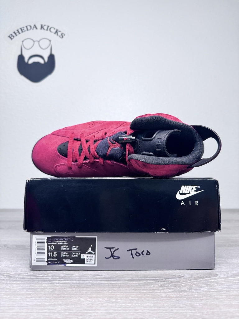 Size 10 - Nike Air Jordan 6 Retro Toro Bravo CT8529-600 Black Red Varsity