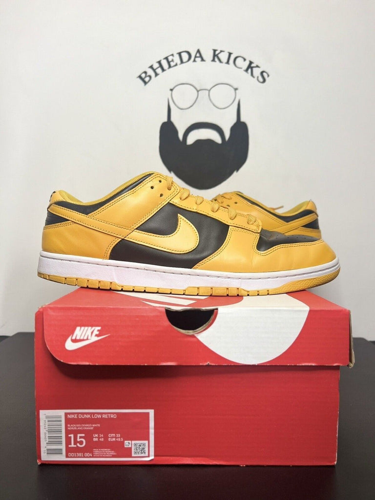 Nike Dunk Low Championship Goldenrod 2021 Size 15 (DD1391-004) Black Yellow Og