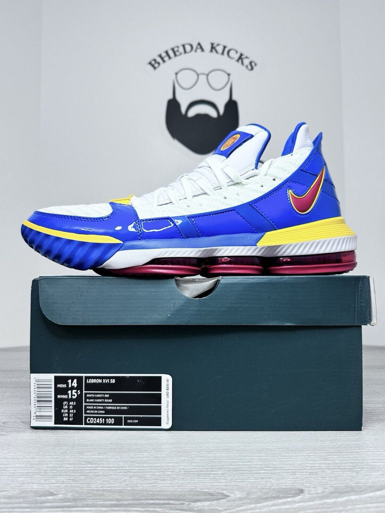 Size 14 - Nike LeBron XVI 16 SB SuperBron Superman CD2451-100 DS NEW