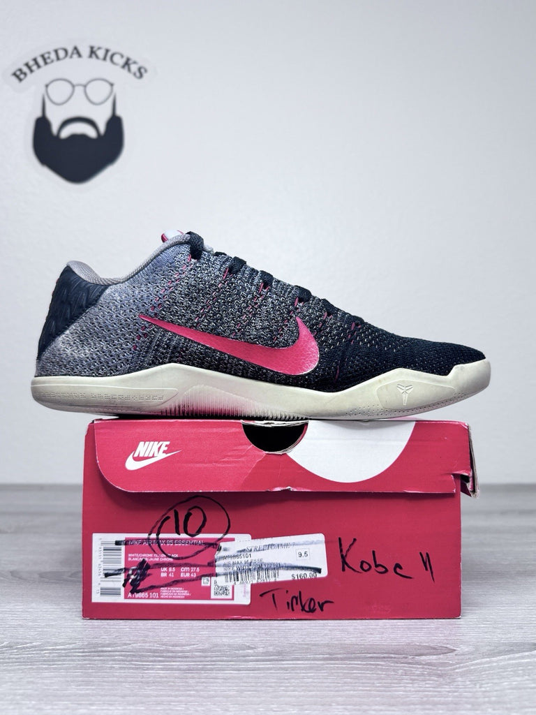 Size 10 - Nike Kobe XI 11 Elite Low Tinker Muse Red Sneakers 822675-060