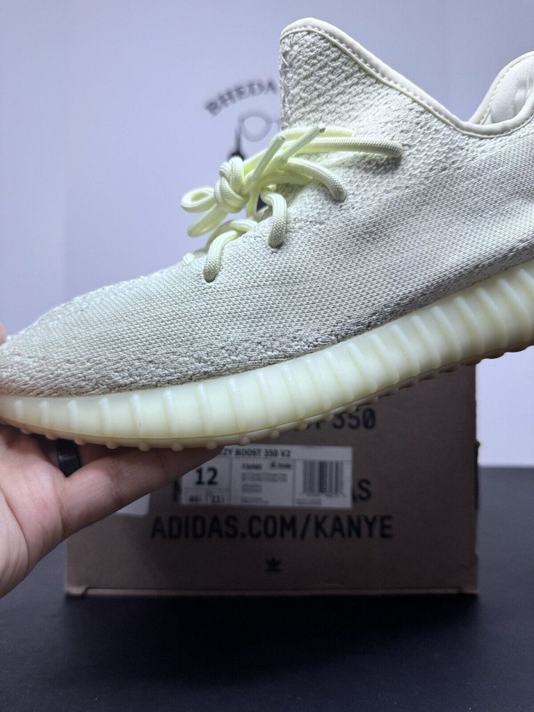 Adidas Yeezy Boost 350 V2 Butter Yellow F36980 Authentic Preowned Men’s Size 12