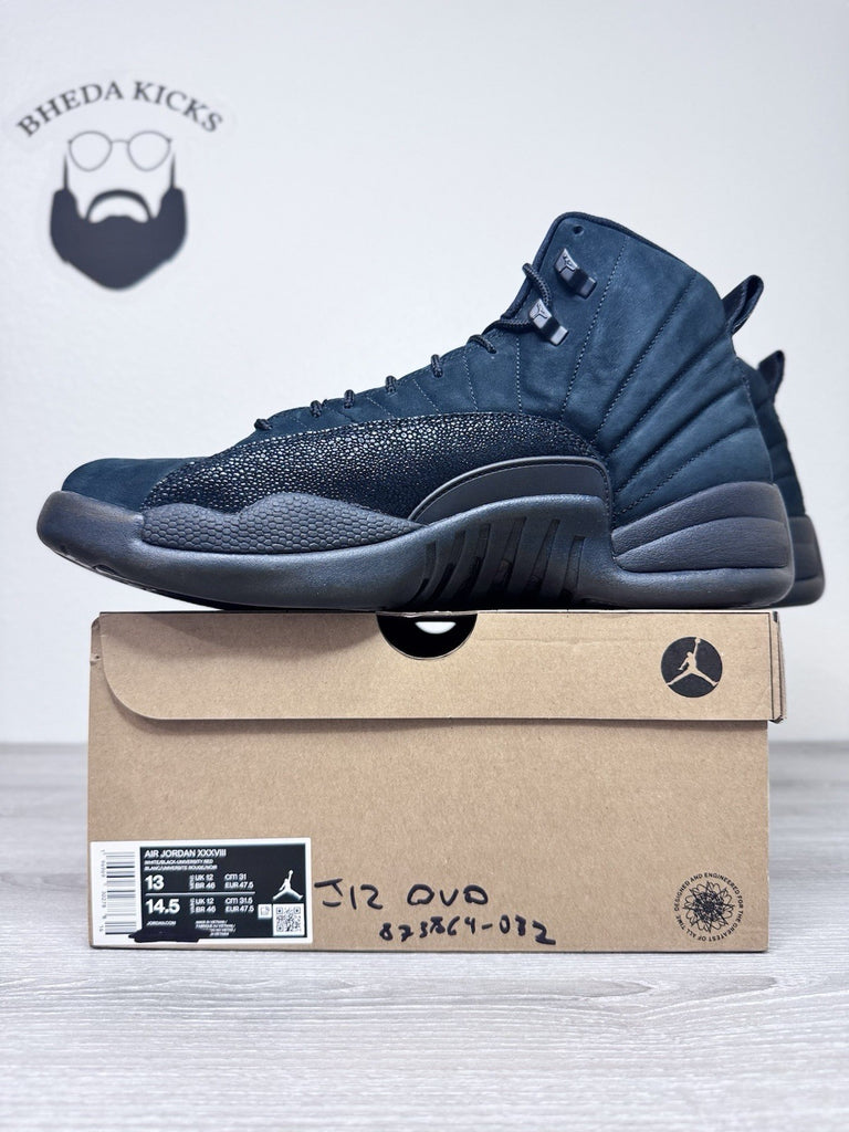 Size 13 - Nike Air Jordan 12 XII Retro OVO Black 873864-032 Drake Preowned