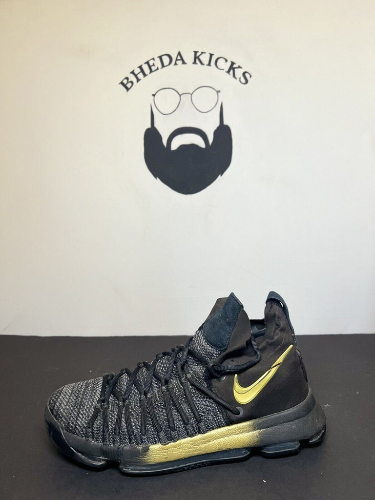 Nike KD 9 Elite Flip the Switch (878637-007) Black Tour Yellow Shoes 8.5 Rare