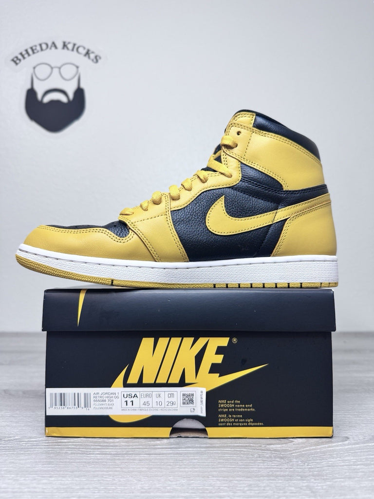 Size 11 - Air Jordan 1 Retro High Pollen 555088-701 Preowned Authentic Og